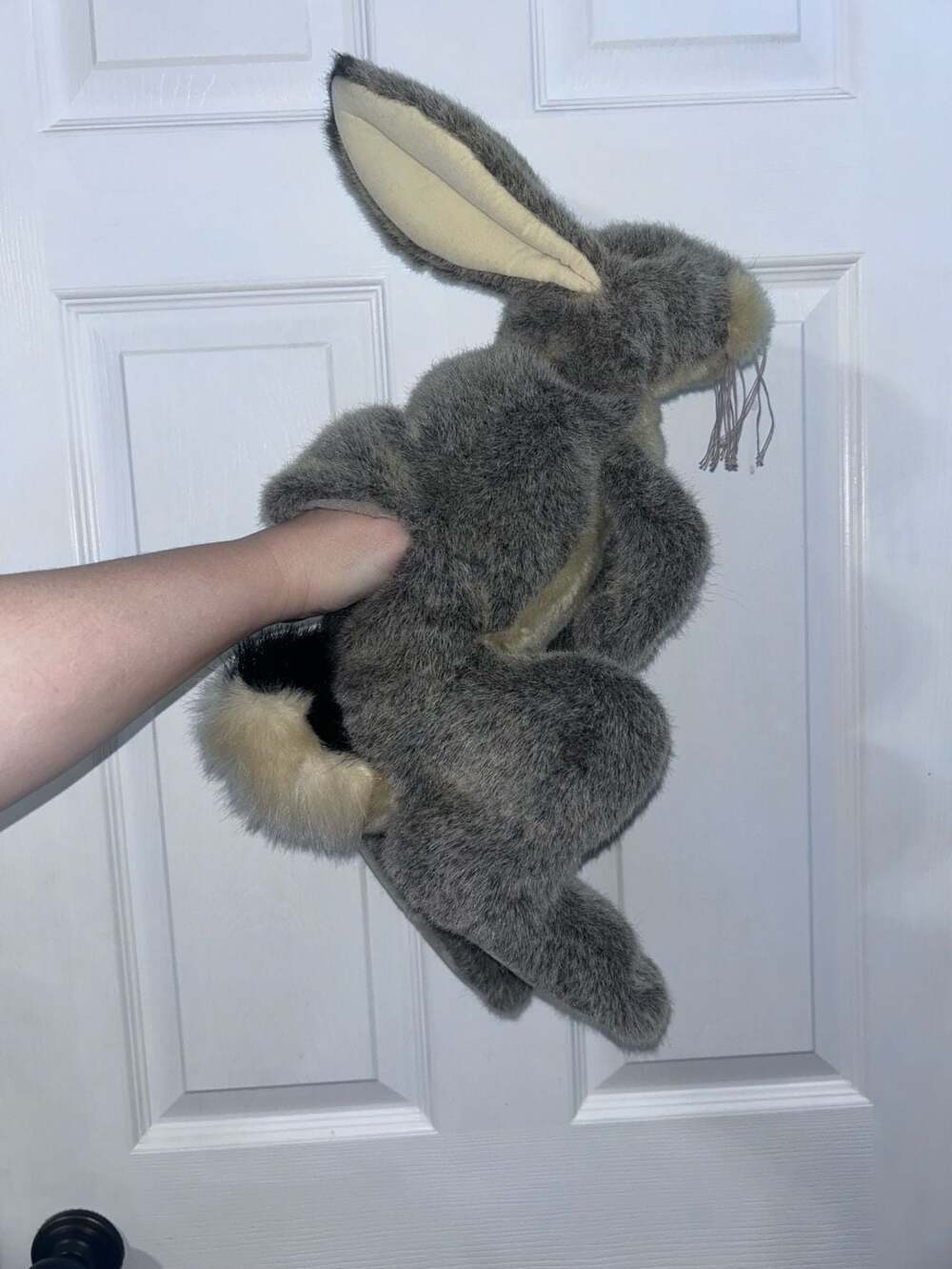 Folkmanis Jackrabbit Rabbit Hand Puppet Plush Stuffed Animal